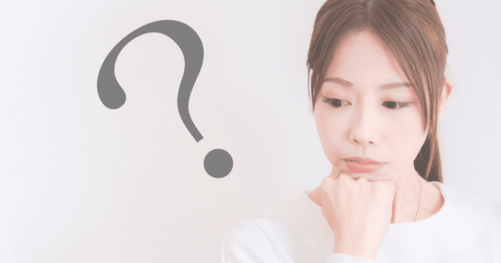 力が入っていることを自分では分かっていない顔のイラスト